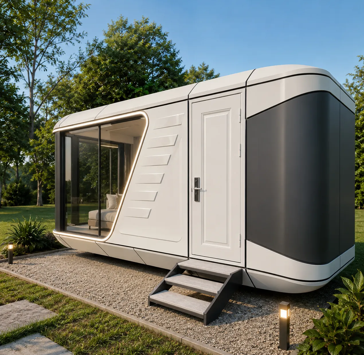 Auria Capsule 20 en jardín