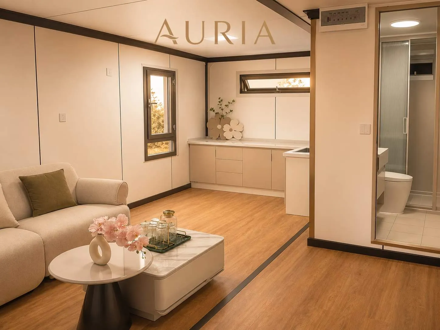 Auria Fold 37 fachada de madera