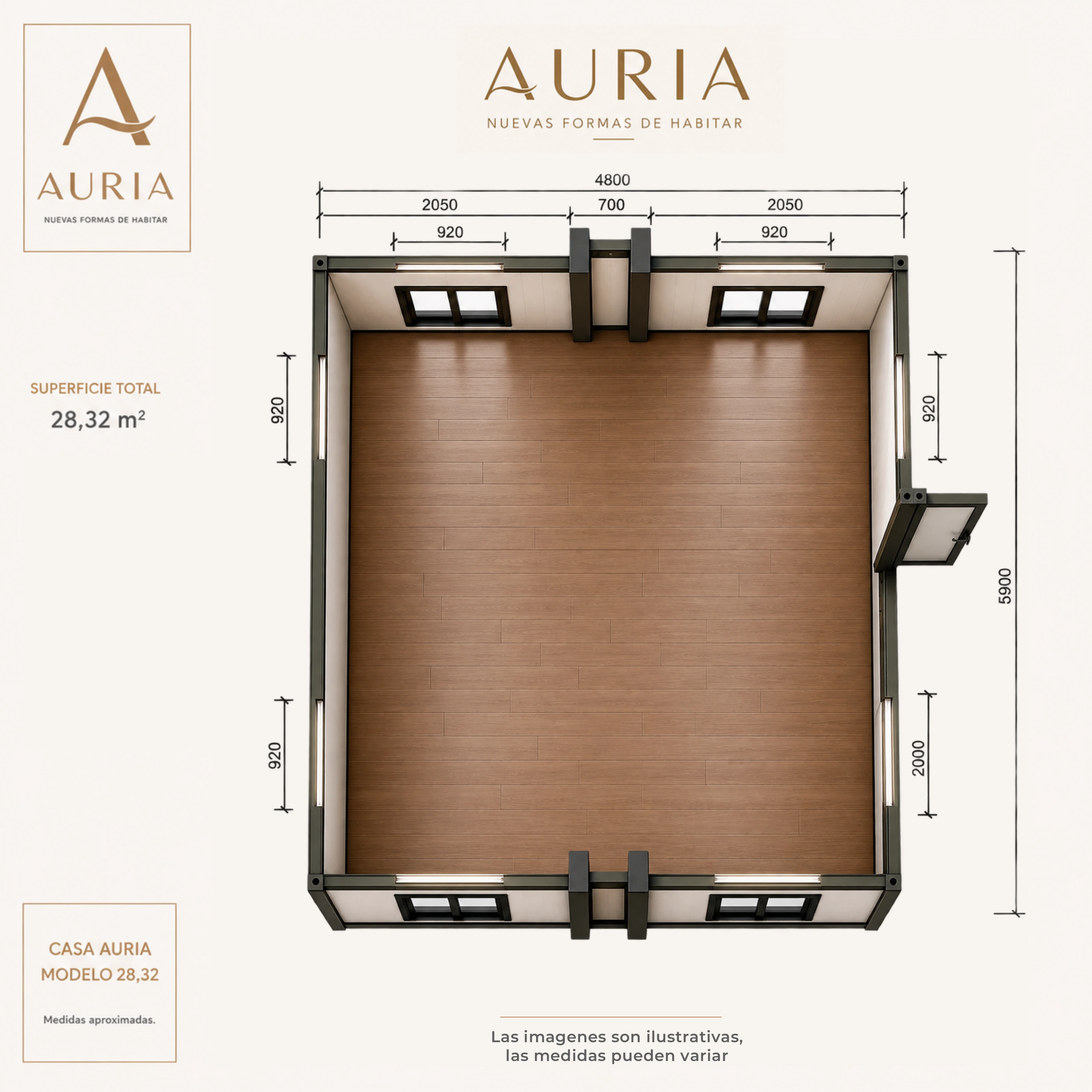 Auria Fold 28 — plano técnico 2